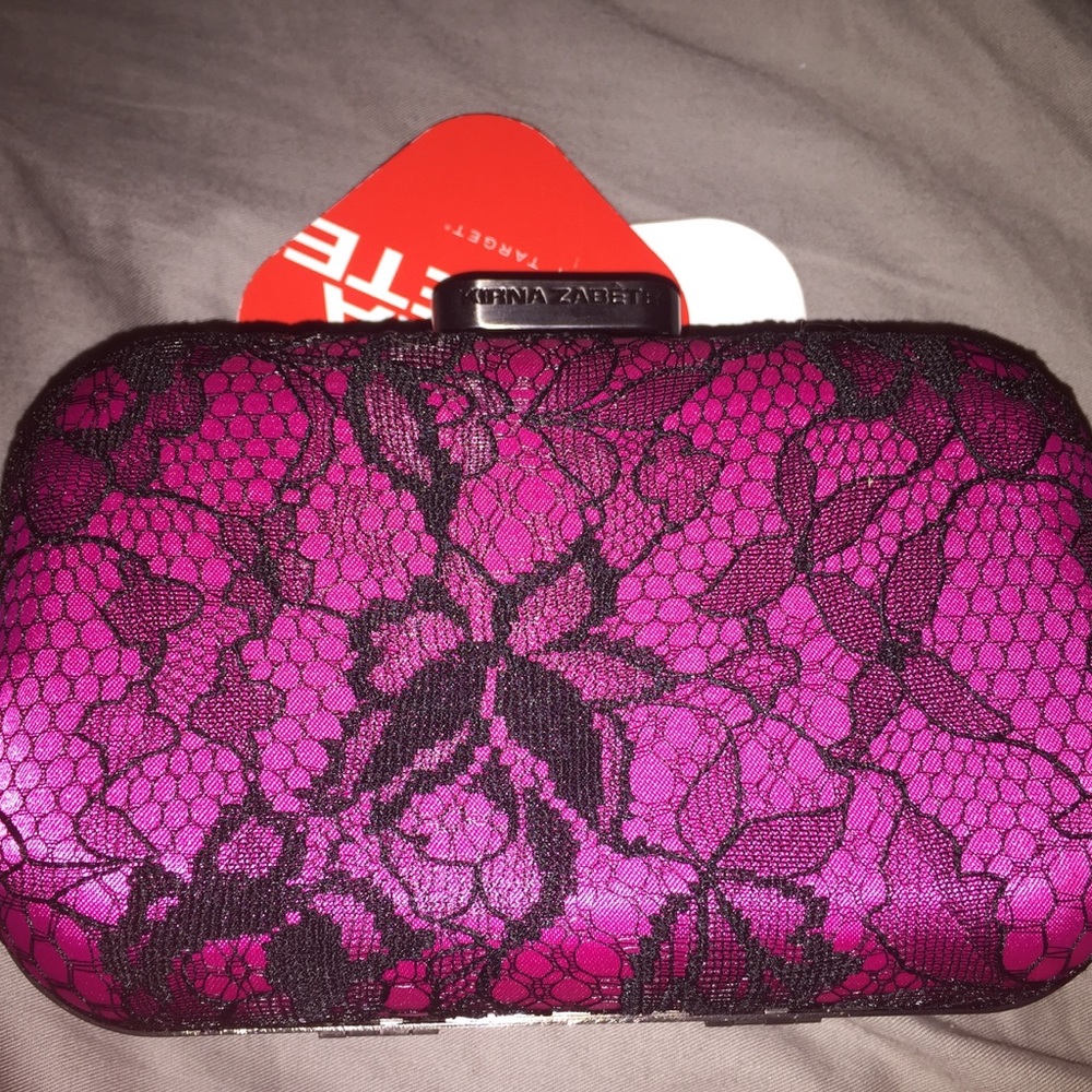 Kirna zabne pink clutch NWT